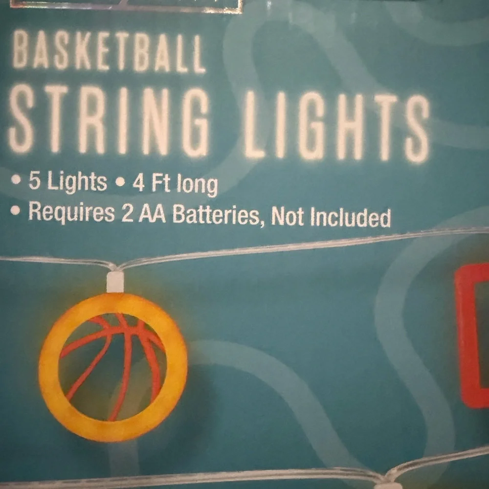 Fun Day Basketball String Lights- 2 pack retails $19.99 each